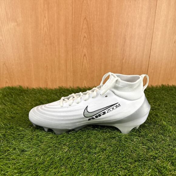 Nike Air Zoom Vapor Pro 1 White Black Football Cleats FB3298-100 Men\'s Size 8 main image 7